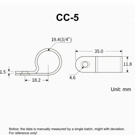 100 attaches de câble blanches en forme de R, fixation par vis, en nylon PA66, pour bureau ou installation électrique.-AquaForge