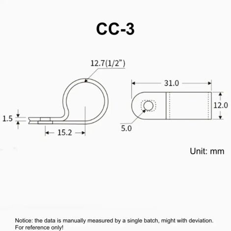 100 attaches de câble blanches en forme de R, fixation par vis, en nylon PA66, pour bureau ou installation électrique.-AquaForge