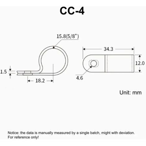 100 attaches de câble blanches en forme de R, fixation par vis, en nylon PA66, pour bureau ou installation électrique.-AquaForge