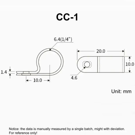 100 attaches de câble blanches en forme de R, fixation par vis, en nylon PA66, pour bureau ou installation électrique.-AquaForge