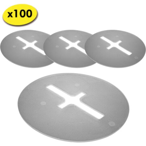 100 bagues de protection pour croisillons autonivelants à vis et à cales – Protection carrelage – Compatibles nivellement – SHAFFER PRO