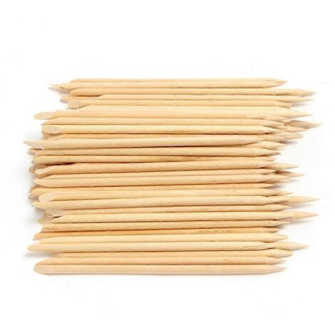 100 bâtonnets mélangeurs de 11,4 cm (4,5 pouces) pour peinture à bois, teinture et résine époxy, outils anti-bulles, aiguille pour éliminer les bulles de résine