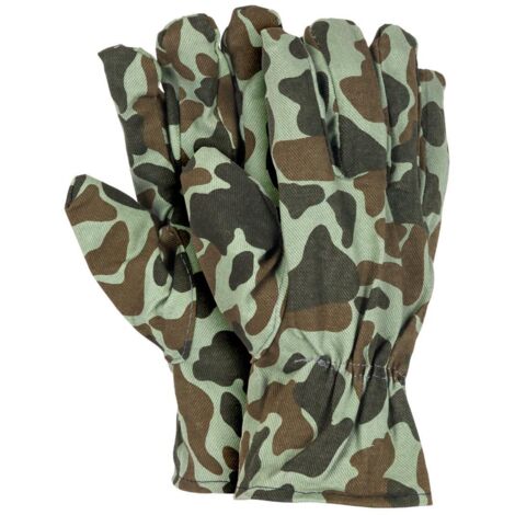 100% Baumwolle Arbeitshandschuhe camouflage