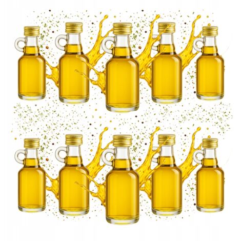 100 bottiglie da 40 ml per campioni di profumo all'olio d'oliva per matrimonio con tappo da 40 ml