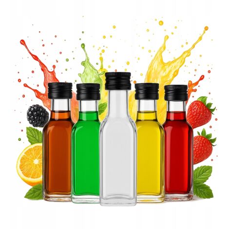 100 bottiglie di vetro MARASCA da 20 ml per campioni di liquori, bottiglie regalo di alcolici