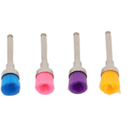 100 Brosses de Polissage Dentaire Jetables, Kit de Blanchiment Professionnel pour Cliniques et Cabinets Dentaires - Multicolore