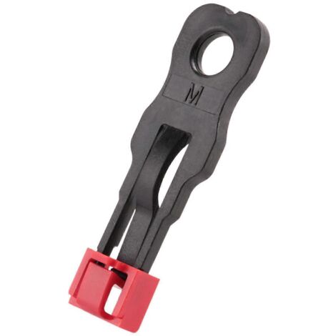 100 caches anti-poussière rouges pour hub de ports RJ45 avec clé de verrouillage propriétaire --