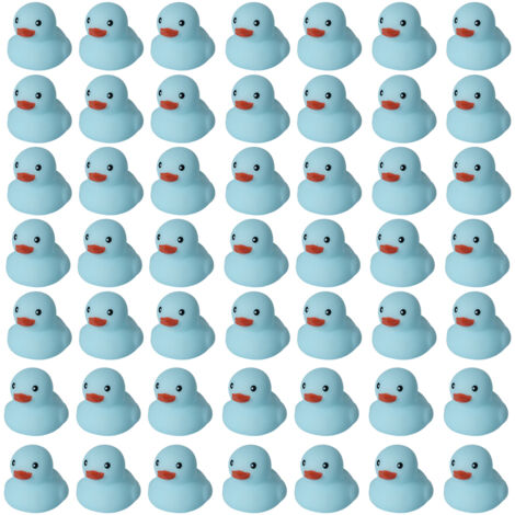 100 canards jaunes en peluche pour le bain et les éclaboussures, avec son cri de bébé, jouet pour piscine, salle de bain, boutique de thé au lait de canard, petit cadeau