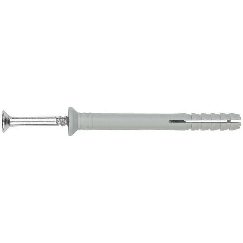 Boite de 100 - Cheville prémontée à frapper tête fraisée - Vis Inox A2 8 x 100 Ø8
