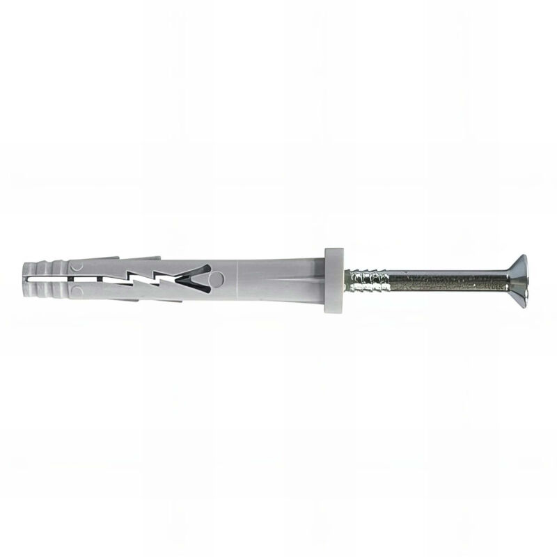 Scell-it - 100 chevilles à frapper tête plate 6 x 67 mm + clou - SC-YZP6067
