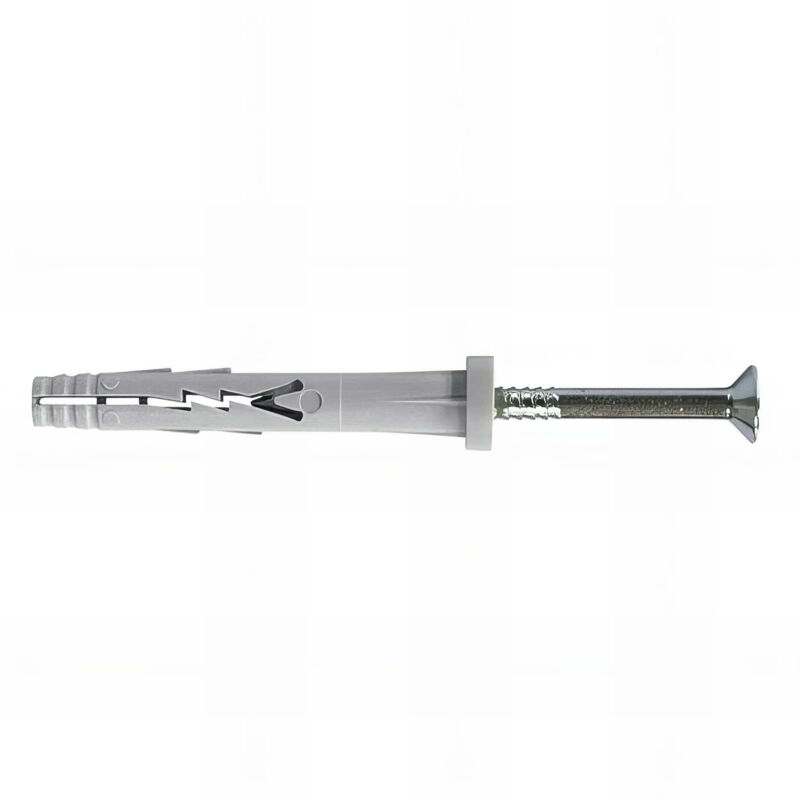 Scell-it - 200 chevilles à frapper tête plate 5 x 27 mm + clou - SC-YZP5027