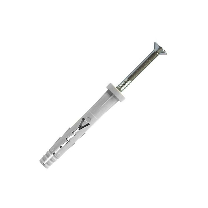 Scell-it - 50 pièces de cheville à frapper nylon, tête plate ø 8 x 100 mm - YZP8100