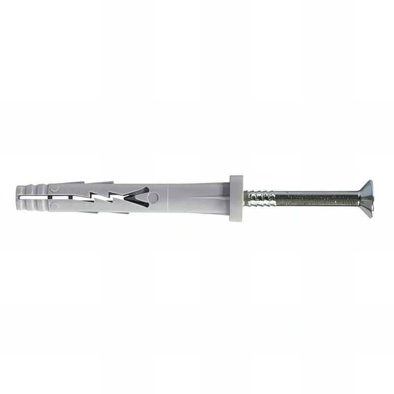 Scell-it - 100 pièces de cheville à frapper nylon, tête plate ø 6 x 55 mm - YZP6055