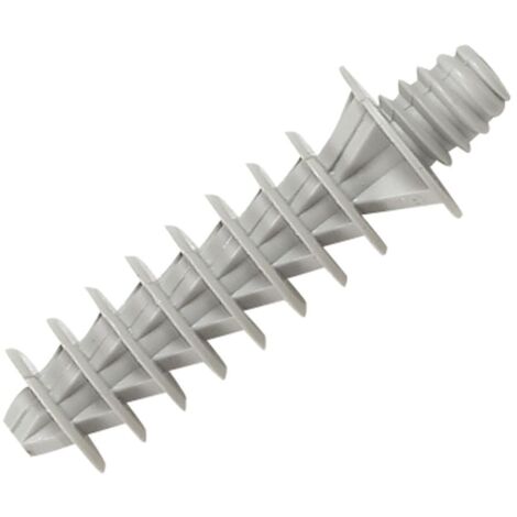 100 Chevilles à visser grise RAL7035 pour perçage Ø8mm et tête filetée Ø6,6mm avec pas 150 LEGRAND 031882