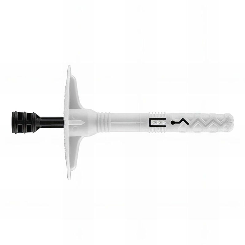 200 chevilles de fixation de panneaux isolants 10 x 100 mm (Diamètre de 10 mm) avec clou polyamide