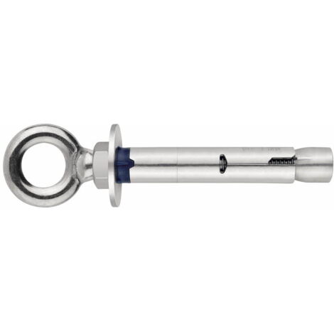 100 chevilles métalliques anti-rotation Piton forgé M6 x 45 mm (D. 8 mm) Inox A2 - ACHAA208C - Index