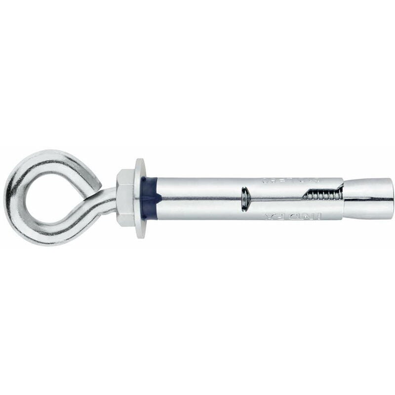 Cheville anti-rotation pour charges moyennes - Piton - Zingué M8 x 60 Ø11 - Boite de 100