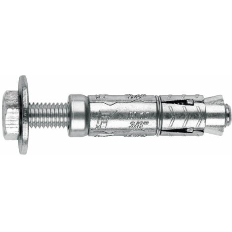100 chevilles métalliques charges mi-lourdes avec vis M6 x 50 mm (D. 12 mm) zamak - AZAMT06 - Index
