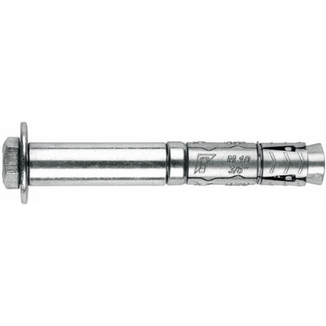100 chevilles métalliques charges mi-lourdes vis longue rallonge M8 x 70 mm (D. 14 mm) zamak - ZP08C15 - Index