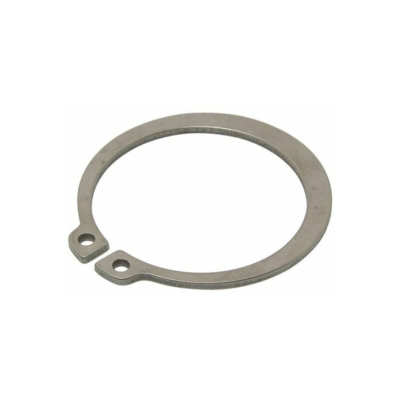 Anneau d'arrêt extérieure pour arbre - Type a - Inox d11 mm - Boîte de 100