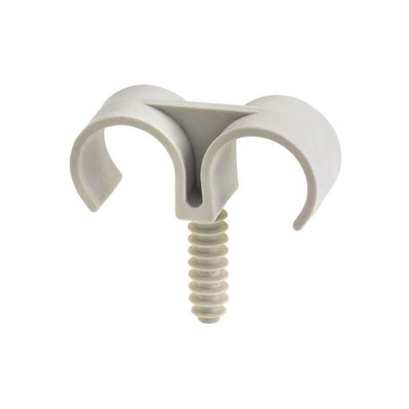 Clip pour fixation de tuyau Index ring Double - Nylon Ø20 - Boite de 100