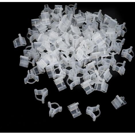 100 clips de greffage pour plantes potagères, pour tomates, légumes et fleurs.