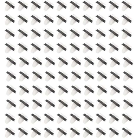 100 clips de sujeción para panel de puerta de Fiat Ducato 71728806, XU, 8565.43, 856543 con junta de goma - KZQ
