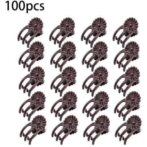 100 clips de support pour plantes à 5 griffes, clips en plastique réutilisables pour plantes grimpantes, fixation des fleurs.