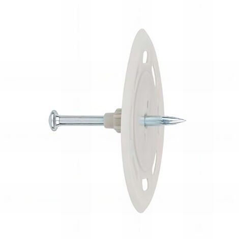 Index – Clous standards avec rondelle plastique 66 mm – 3,8 x 51 mm zingués pour béton armé – Compatible pistolet FP08 - FPAP085166