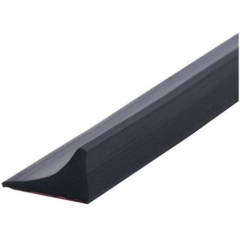 100 cm Silikon-Duschbarriere, selbstklebende Überlaufschutz-Duschschwelle, Duschwasserdamm, Duschschwellen-Wasserdamm, faltbare Duschbarriere für Badezimmerboden, Schwarz