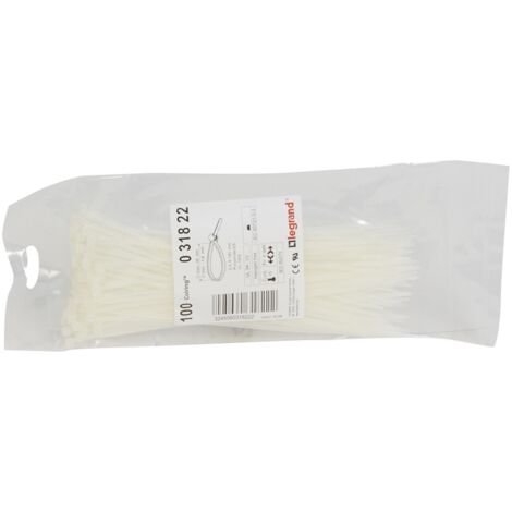 100 Colliers Colring incolore 2,4mmX180mm LEGRAND 031822