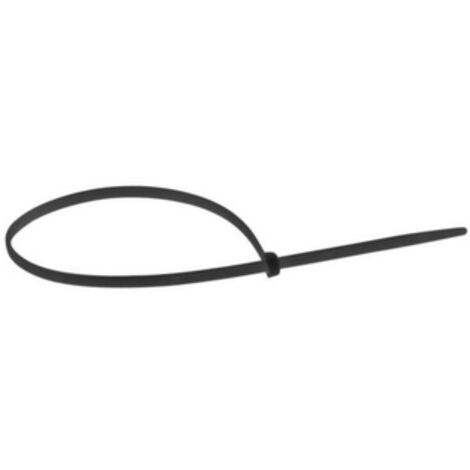 100 Colliers Colring noir à denture intérieure largeur 4,6mm et longueur à plat 360mm LEGRAND 032024