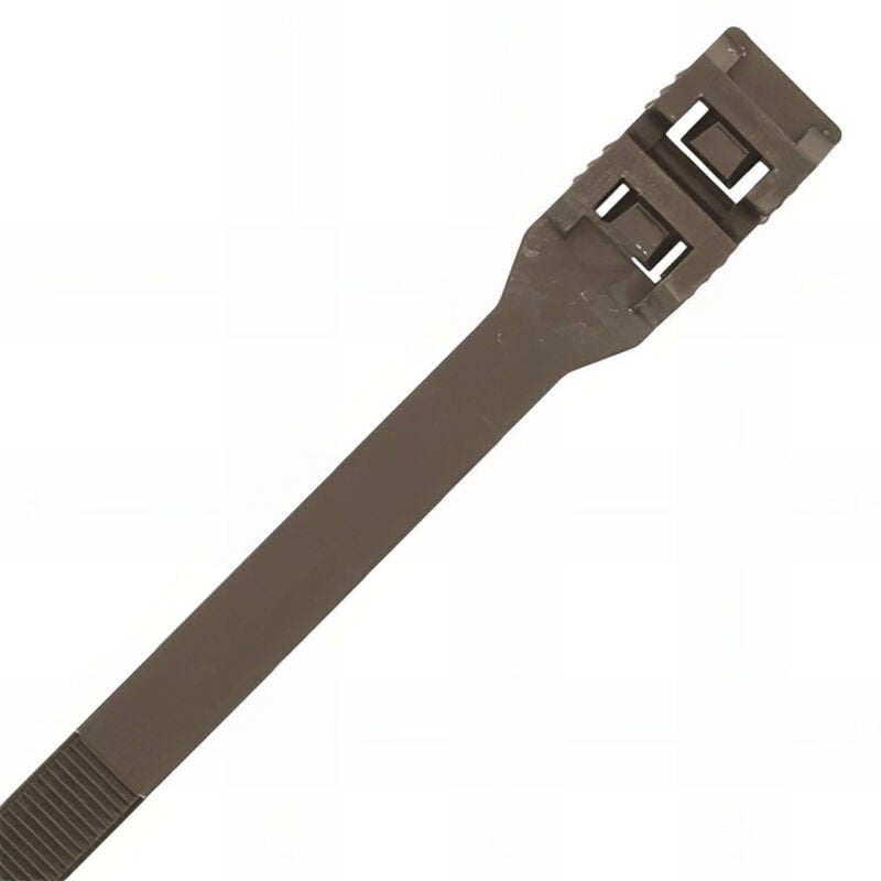 Scell-it - 100 colliers de cablage double verrouillage polyamide 6.6, noir - 9 x 180 mm