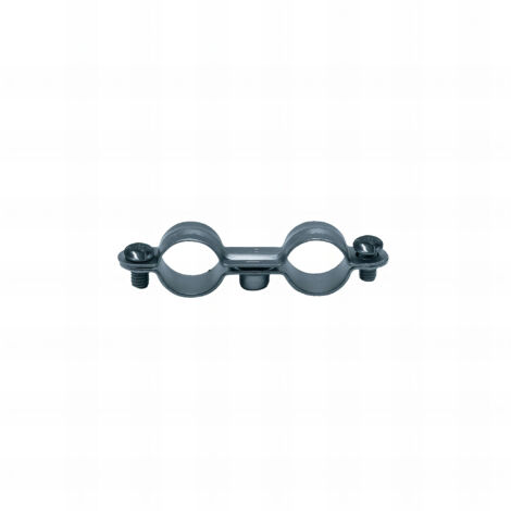 100 colliers doubles sanitaires - 7x150 mm - Diamètre 16 mm mm