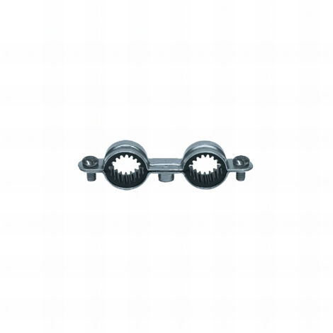 100 colliers isole double sanitaire - 7x150 - D8 mm