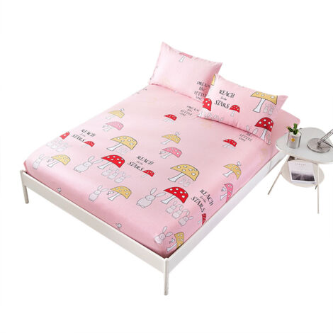 100% Cotton Soft Comfortable Breathable Fitted Sheet (150200cm)