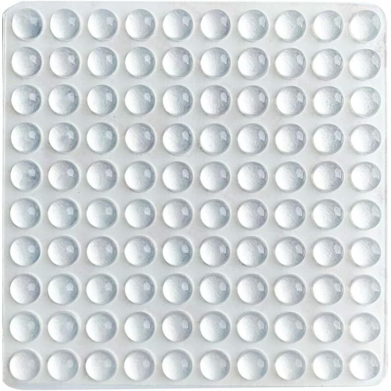 100 Coussinets Silicone Transparent Antidérapants