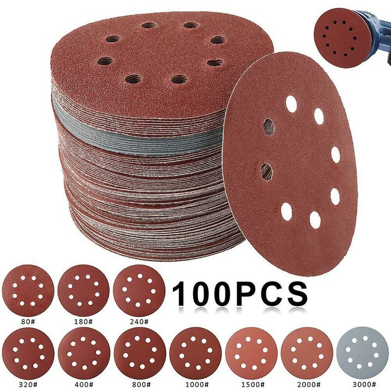 100 dischi abrasivi da 125 mm, disco abrasivo