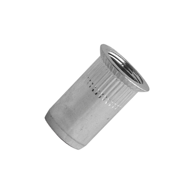 500 écrous crantés à acier à tête fraisée 90° à M5x13,5mm Scell-it TCK0540