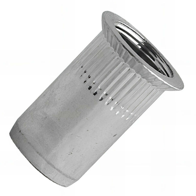 100 écrous à sertir crantés acier zingué tf, d. M8 x 19 mm - TCK0845 Scell-it