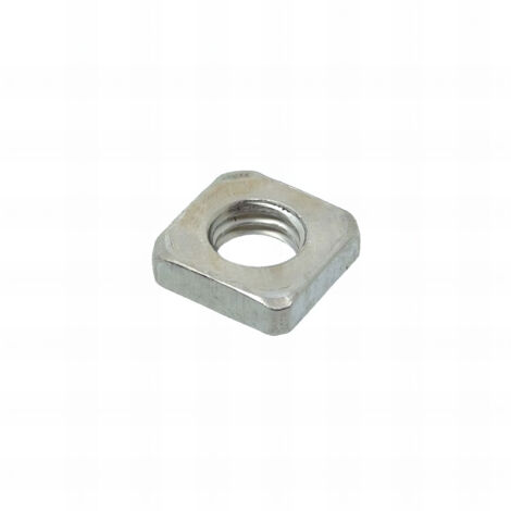 100 écrous carrés DIN557 acier CL5 zingués D10 mm