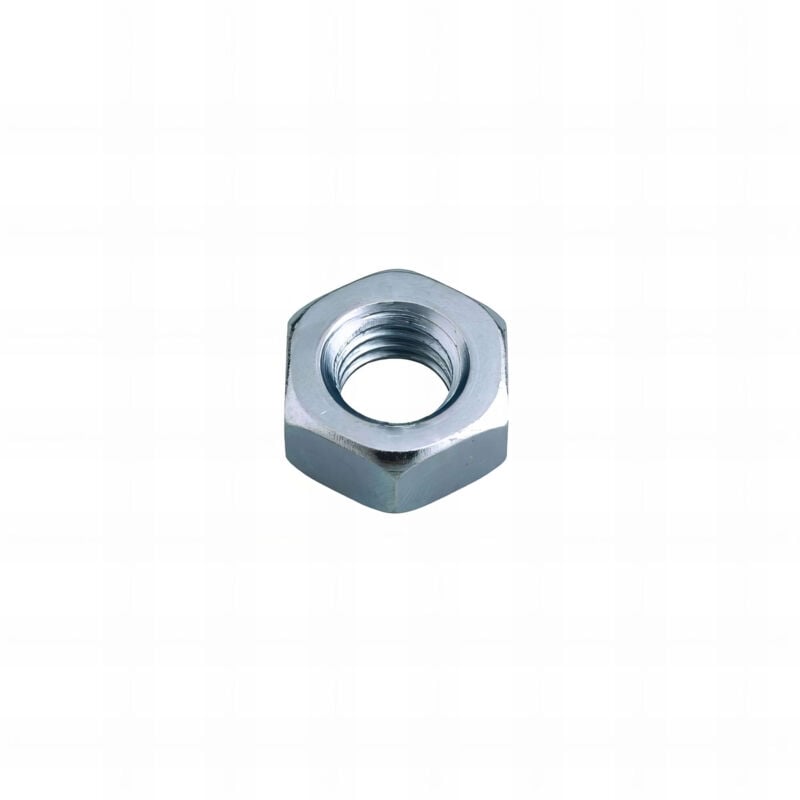 100 écrous hexagonaux DIN934 10,9 acier zingués blanc - 10,10