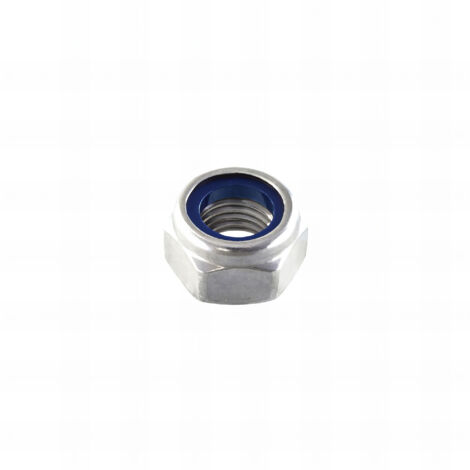 100 écrous indess. DIN985 acier zingués D10 mm