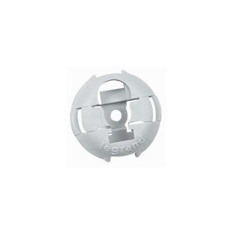100 Embases grise RAL7035 fixable par cloueur Pulsa 700E ou par vis D.4mm LEGRAND 031899