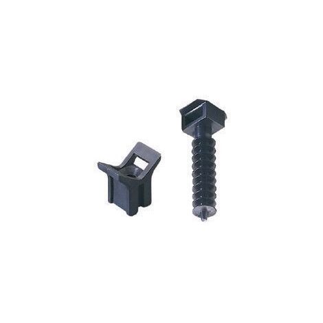 100 EMBASES POUR COLLIER POUR EXTERIEUR A CHEVILLE GEWISS GW52210