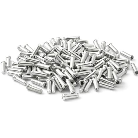 100 embouts de câble de VTT en alliage d'aluminium pour protection de câble de frein de rechange-AquaForge