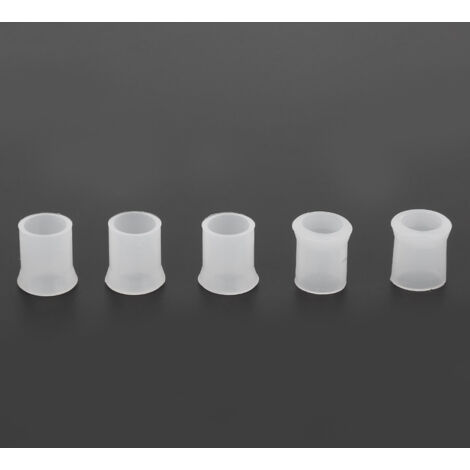 100 Embouts de Pipe Jetables en Caoutchouc Souple, Embouchoir pour Fumeur Noir et Blanc, Accessoire Tuyau (4) - 100 Pièces