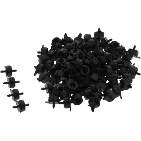 100 Émetteur Goutte à Goutte, Compensation de Pression 4L, Buse Détachable, Tuyau 4/7, Jardin, Serre, Agriculture