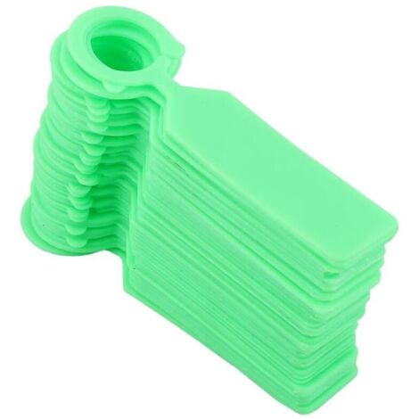 100 etichette in plastica da appendere per piantine, alberi e decorazioni da giardino