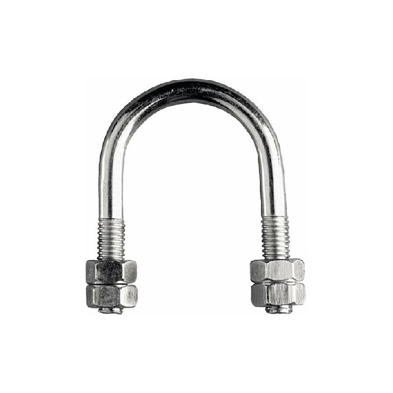 Index - trier de fixation pour tube - Inox A2 M6 1/2' - Boite de 100